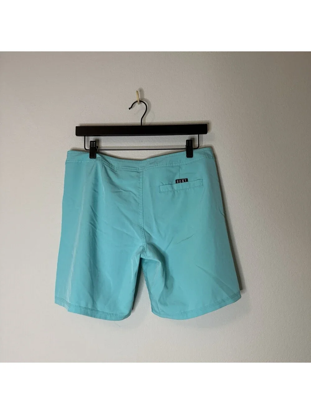 Roxy Women’s Board Shorts Aqua Blue Swim Surf Size L/G 34 Waist